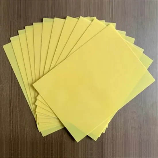 Laminated Glass Fiber Cloth Yellow 3240 Epoxy Board