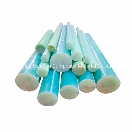 熱い販売Fr4エポキシグラスファイバー布ロッドエポキシ樹脂グラスファイバーロッド